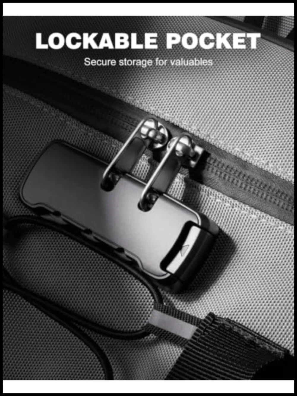 Insulated Leakproof Cooler Backpack for Men - Anti-Theft Lockable Pocket